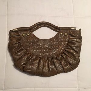 Brown ladies clutch